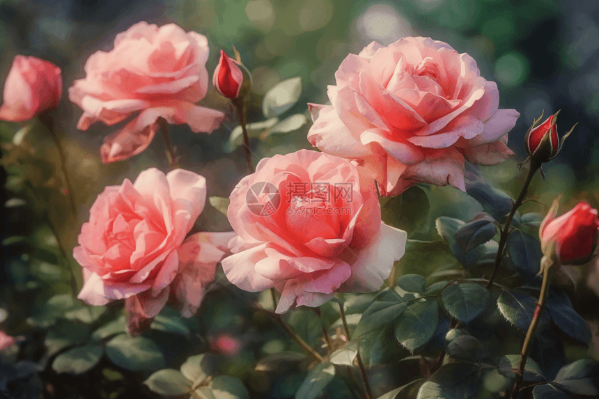 花园中的玫瑰图片
