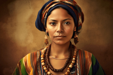 传统的拉丁美洲女性背景