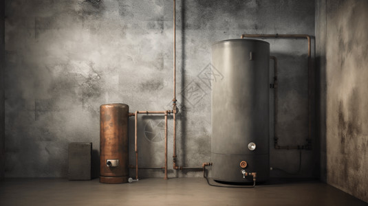 滗水器地热系统储水器设计图片