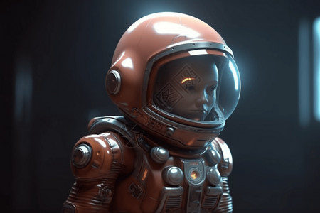 未来的宇航员背景图片