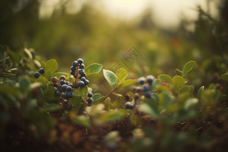 种植蓝莓的院子图片