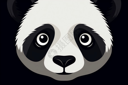 可爱的熊猫背景图片