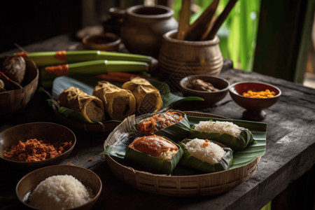 糯米食材的美食图片