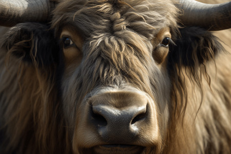 西藏牦牛表情图片
