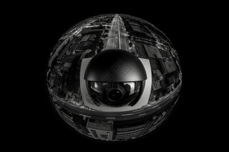监控镜头城市智能安全摄像机设计图片