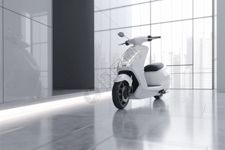 电动摩托车智能交通工具踏板车设计图片