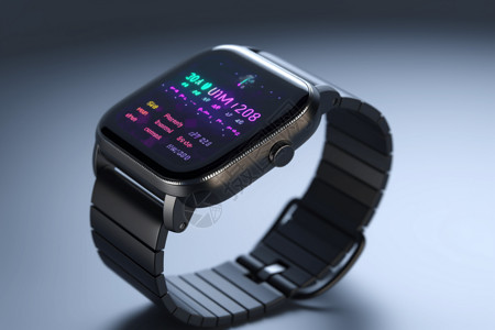 未来派智能手表背景图片