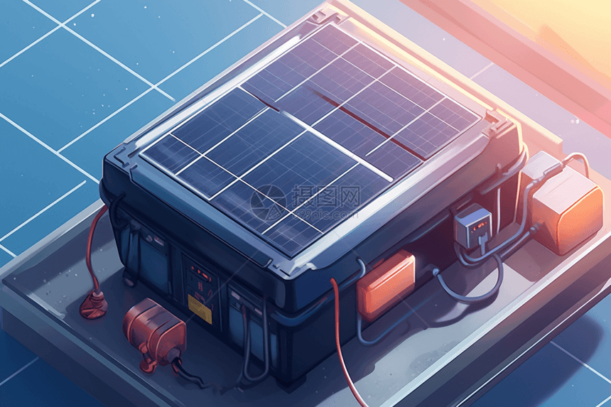 太阳能电池的布线和技术细节图片