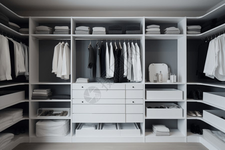 全铝衣柜极简主义全屋定制衣柜设计图片