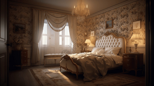 欧式客卧欧式家居卧室图片设计图片