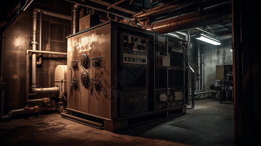 工厂的供暖制冷设备图片