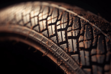 布满泥土的轮胎背景图片