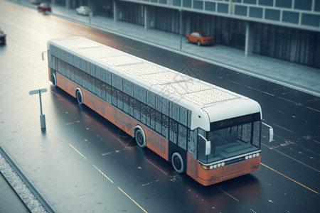 氢燃料电池公交车概念图图片