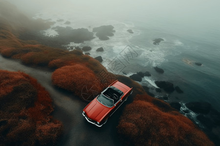 车有血素材生锈海岸上的汽车背景