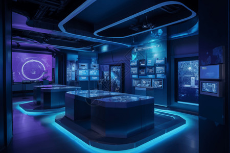 创意博物馆未来科技博物馆3D概念图设计图片