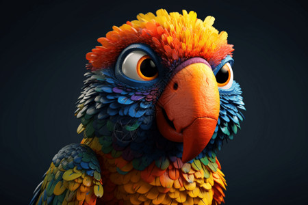 彩色吸蜜鹦鹉彩色的鹦鹉设计图片