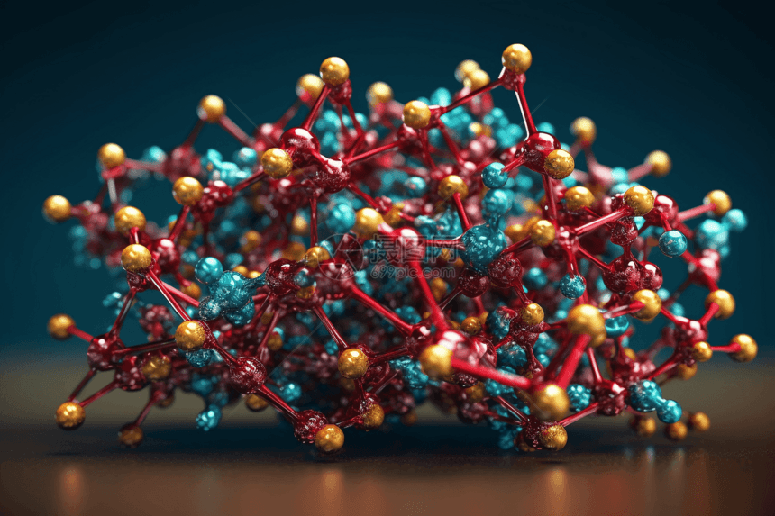 分子高质量3D可视化图片