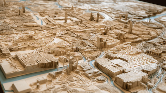 游戏地图地图的粘土模型设计图片
