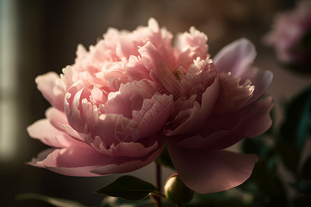 美丽的粉红色牡丹图片