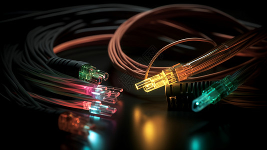 网络光纤通信电缆图片