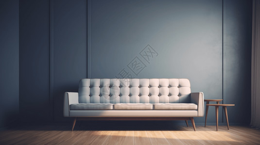 极简的纯色沙发背景图片