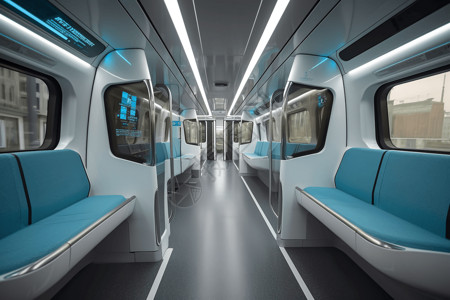 列车座位时尚地铁内部设计图片