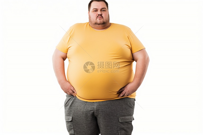 肥胖症的男士图片