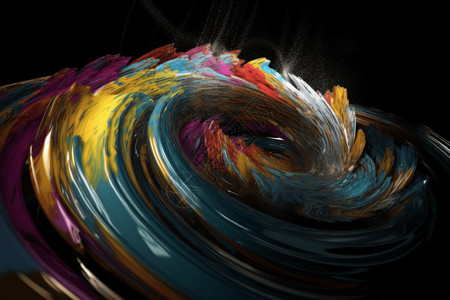 颜色鲜明色彩漩涡背景设计图片