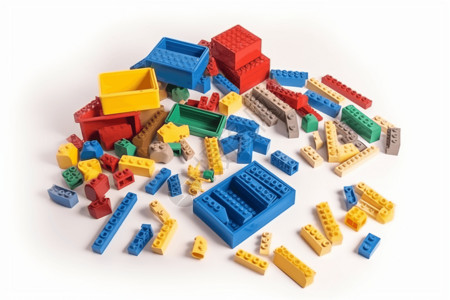 玩具积木积木建筑玩具模型设计图片