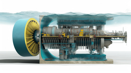 涡轮机的详细结构图图片
