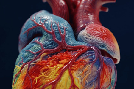 彩超室心脏合成模型图设计图片