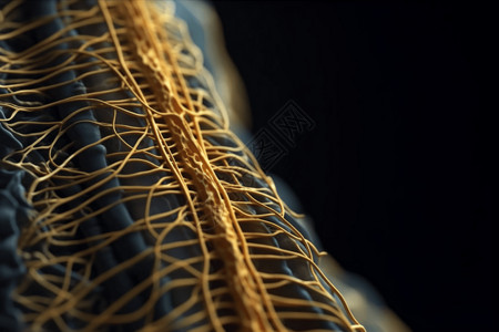 脊髓神经人类脊髓细节图设计图片