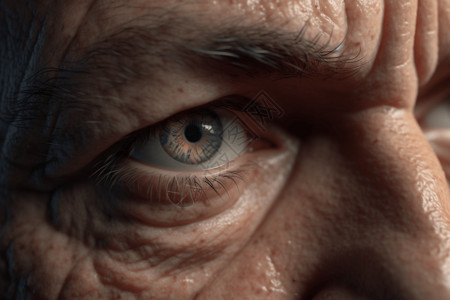 人类眼睛老年人的眼睛背景