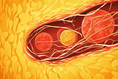细胞皮肤有肉瘤的肌肉组织插画