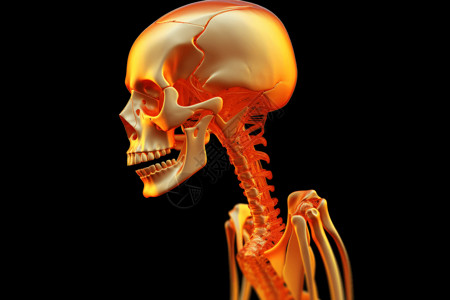 髋关节人类骨骼细节图设计图片