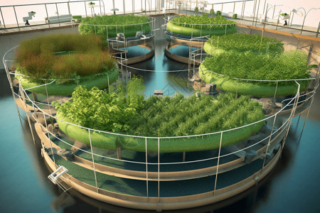 水产养殖的闭环系统图片