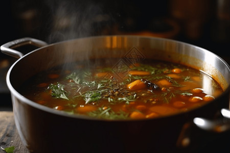 一锅炖汤背景图片