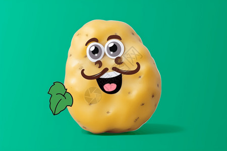 焗马铃薯有趣的土豆设计图片