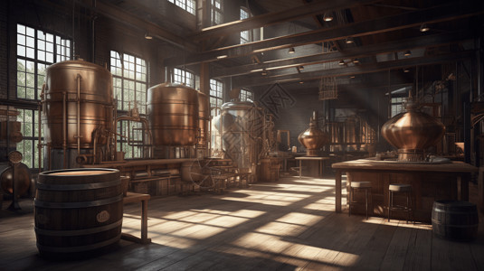 赤豆酒酿啤酒酿3D概念图设计图片