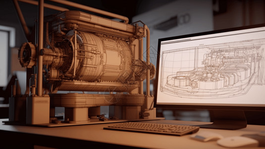 制造设计工业计算机辅助设计概念图设计图片