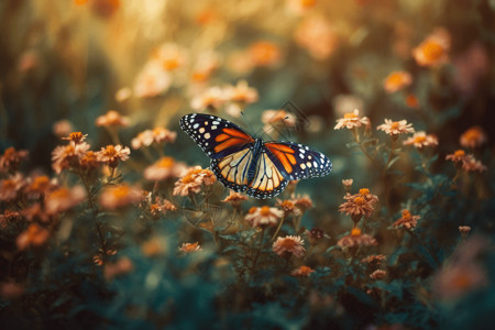 美丽的蝴蝶背景图片