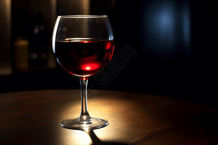 一杯精致的经典红酒背景