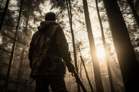 森林狩猎游戏背景图片