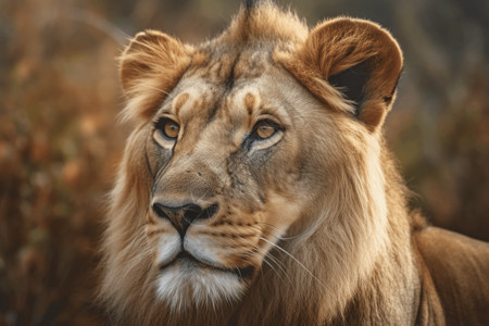 雄壮的狮子背景图片