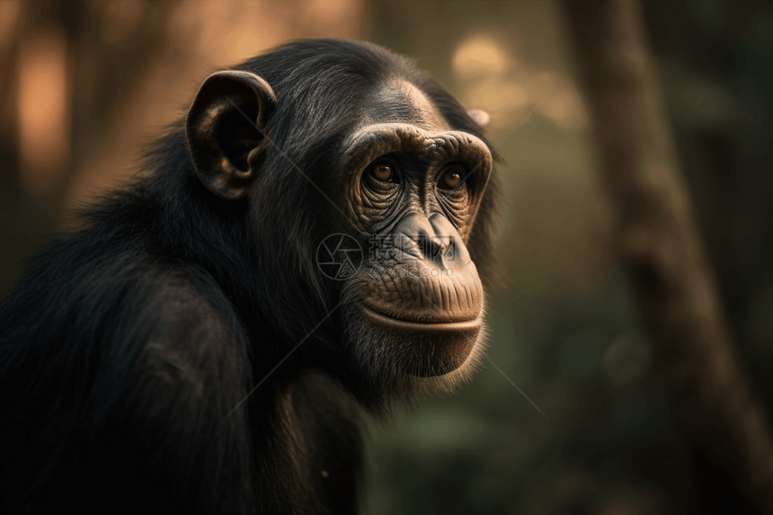 森林黑猩猩图片