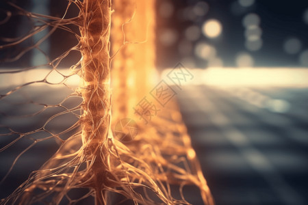 可视化神经系统背景图片