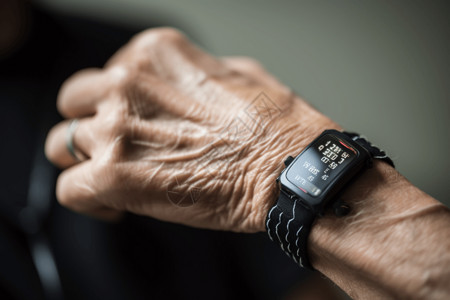 血压手表监测血压的手表背景