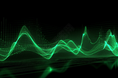 波形曲线脉冲波形音频编解码器设计图片