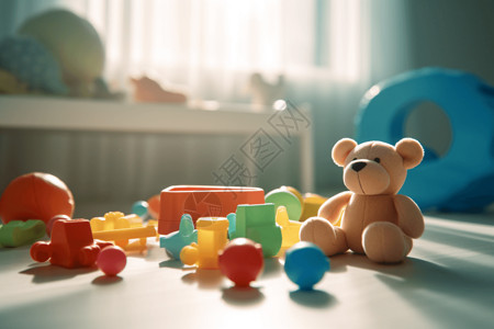 婴儿积木玩具高清图片
