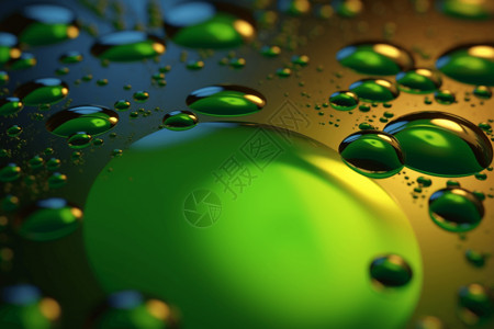 绿色水滴背景背景图片
